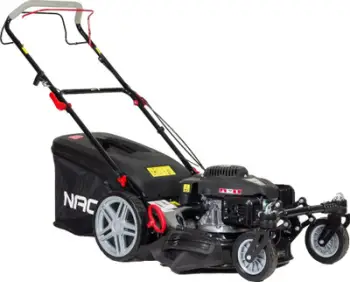 Kosë me benzinë NAC LS50-166L-JR2, vetëlëvizëse, gjerësi kositjeje 50cm, e kuqe