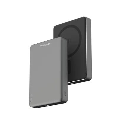 Dviced Ultrathin MagSafe Power Bank 10000mAh, Black, Grey - 1