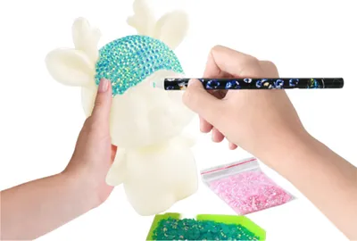 Set mozaik me diamant Art Set Little Deer, për fëmijë 6+, shumëngjyrësh - 3