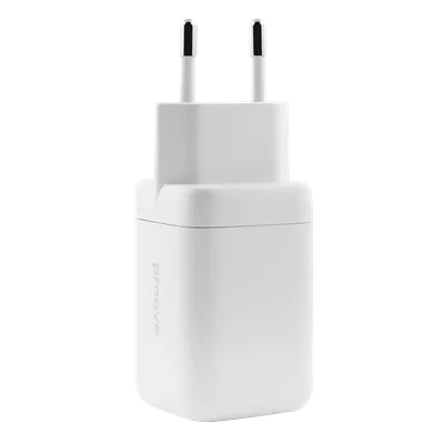 Karikues muri Proove Silicone Power, 40W, me 2×Type-C, i bardhë - 2