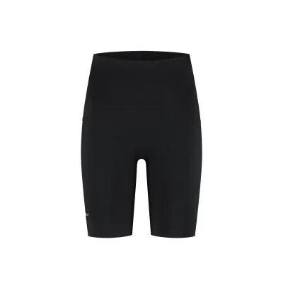 Shorts për vrapim Rogelli Distance, për femra, me xhepa, të zeza - 1