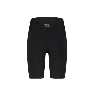 Shorts për vrapim Rogelli Distance, për femra, me xhepa, të zeza - 2