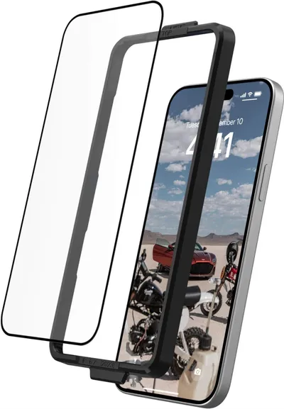 Mbrojtës ekrani UAG Glass Shield Plus për iPhone 15 Plus, 6.7", xham i temperuar 9H, transparent - 1