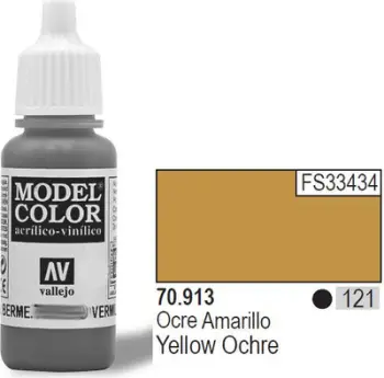 Bojë akrilike Vallejo Model Color Yellow Ochre, 17ml, e verdhë okër