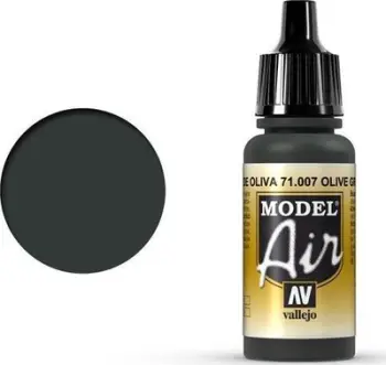 Bojë akrilike për airbrush Vallejo Model Air Olive Green, 17ml, jeshile ulliri