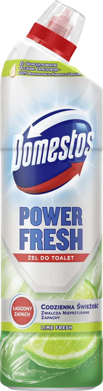Xhel pastrues tualeti Domestos Power Fresh Lime, 700 ml, aromë limoni