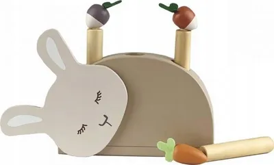 Loja druri Egmont Toys Arcade Game Rabbit and Vegetables, edukative, për fëmijë 12m+ - 1