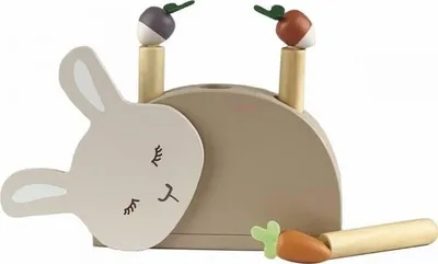 Loja druri Egmont Toys Arcade Game Rabbit and Vegetables, edukative, për fëmijë 12m+ - 4