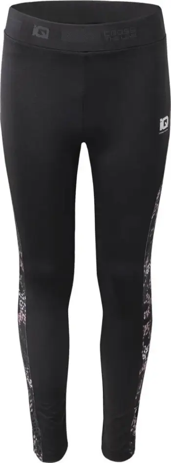 Leggings sportivë për fëmijë IQ SIMBA III JRG, madhësia 164, për vajza, të zinj