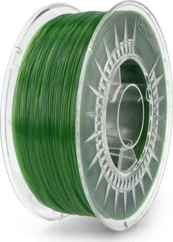 Filament 3D Devil Design PETG, 1.75mm, 1kg, jeshile transparente