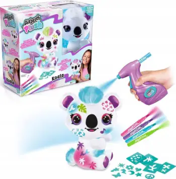 Lodër pelushi Koala Airbrush Plush 1273, e butë, shumëngjyrëshe