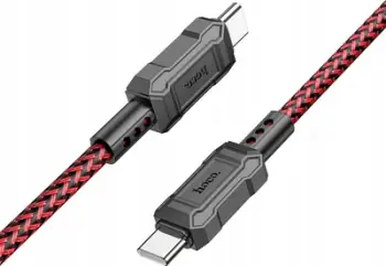 Kabllo USB C Hoco Victory X59, Type C në Type C, 60W PD, 1m, e zezë