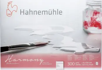 Bllok akuareli Hahnemühle Harmony, A4, 300g, 12 fletë, matt