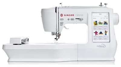 Makina qepëse dhe qëndisjeje Singer SE 9185 WiFi, ekran 7", lidhje WiFi, e bardhë - 1