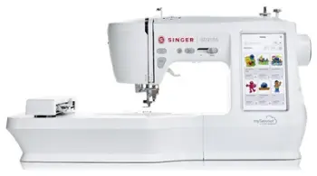 Makina qepëse dhe qëndisjeje Singer SE 9185 WiFi, ekran 7", lidhje WiFi, e bardhë