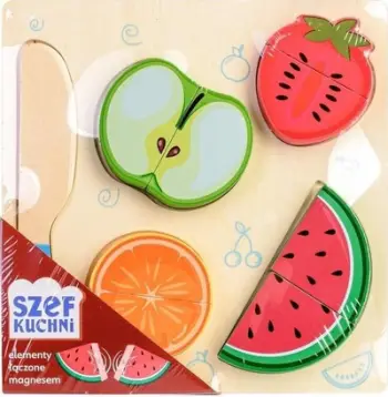 Set lojërash prerjeje Daffi Fruits Chef, druri, për fëmijë