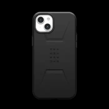 Këllëf telefoni UAG Civilian për iPhone 15 Plus, MagSafe, i zi