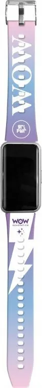 Smartwatch për fëmijë WOW Generation 86719, ekran me prekje, rrip pastel vjollcë blu - 2
