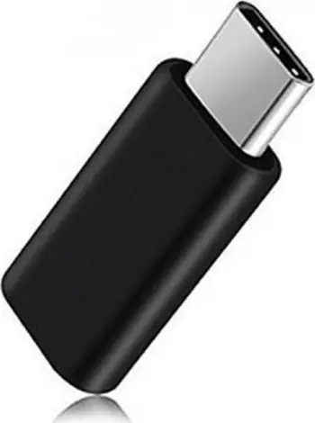 Adapter celularësh Partner Telecom Converter OEM, Micro USB në USB Type C, i zi