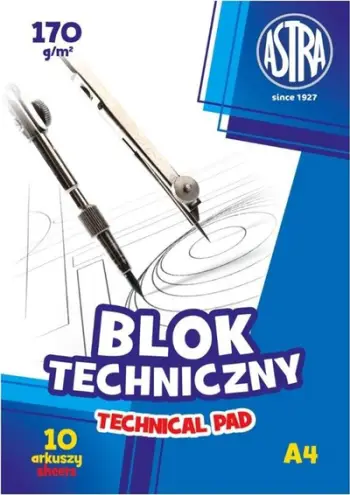 Set blloqe teknik Astra, 170g, 10 copë