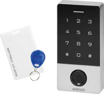 Kod tastierë dixhitale me prekje Touch Code Lock, 2 dalje rele, IP68, gri