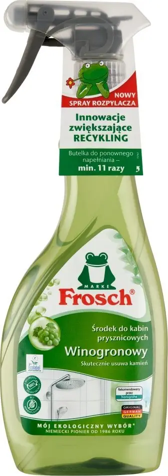 Pastrues për kabinë dushi Frosch Winogronowy, kundër gëlqeres, 500ml