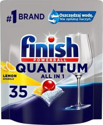 Kapsula për enëlarëse Finish Quantum All in 1, limon, 35 copë