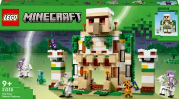 Set ndërtimi LEGO Minecraft The Iron Golem Fortress 21250, 9+ vjeç, shumëngjyrësh