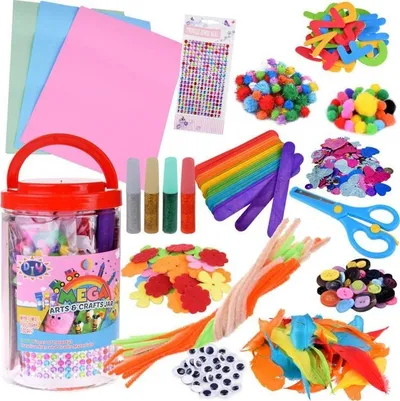 Set kreativ për art Creative ZA4822, për fëmijë, shumëpjesësh, shumëngjyrësh - 1