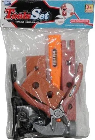Set lodrash vegla pune për fëmijë, plastikë, 3+