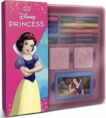 Set kreativesh me vula Multiprint Timbro Princess, me markera, për fëmijë