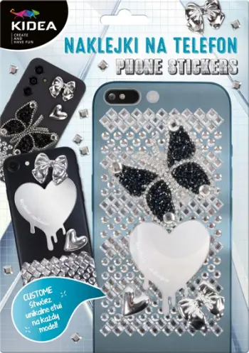 Stickerë dekorativë telefoni Kidea Blink Blink, puffy, me shkëlqim
