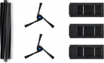 Set mirëmbajtjeje Ecovacs Deebot T20 Omni, furça dhe filtra zëvendësues, i zi