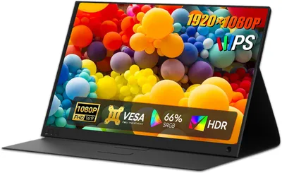 Monitor portativ ZEUSLAP 15.6", IPS, Full HD 1080p, i zi - 1