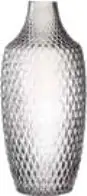 Vazo dekorative Leonardo Poesia, qelq lime soda, 30 cm, gri