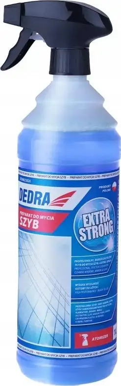 Detergjent xhamash Dedra Extra Strong, 1L, me sprucator