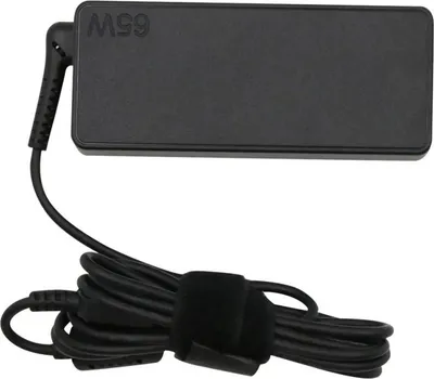 Adapter karikues për laptop Lenovo AC, 65W, 20V 3.25A, me kabëll energjie - 1