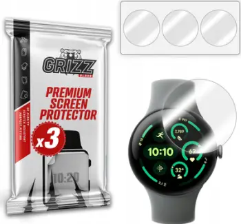 Mbrojtëse ekrani GrizzGlass Hydrofilm për Google Pixel Watch 3 41mm, hidrogel, transparente