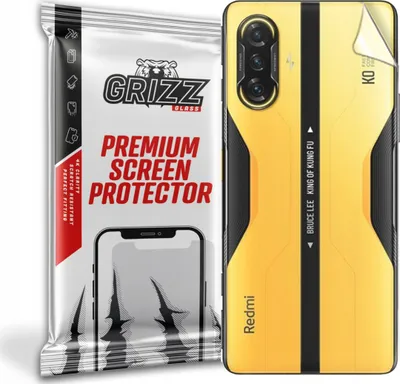 Folie mbrojtëse e pasme GrizzGlass për Xiaomi Redmi K40 GE 5G, transparente - 1