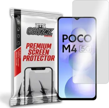 Mbrojtëse ekrani GrizzGlass Hydrogel Film, për Xiaomi POCO M4 5G, transparente