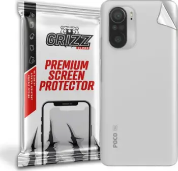 Folie mbrojtëse e pasme GrizzGlass për Xiaomi POCO F3 5G, saten, transparente