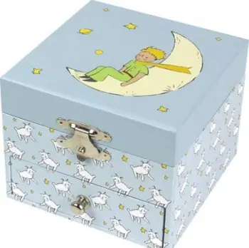 Kuti muzike Trousselier Little Prince, me sirtar, me pasqyrë, blu e çelët