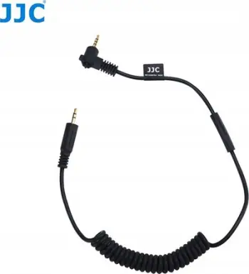 Kabllo telekomande JJC Cable-D, për Panasonic Leica, spirale, e zezë