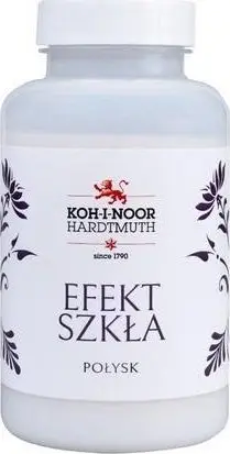 Llak akrilik Koh-I-Noor Varnish For Decoupage Glass Effect Gloss, 200ml, me shkëlqim i lartë