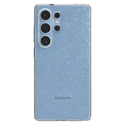 Mbulesë telefoni Spigen Galaxy S25 Ultra Liquid Crystal, TPU fleksibël, me glitter, transparente - 2