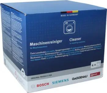 Pastrues makine larëse Siemens Maschinenreiniger, 4x200g, pluhur, blu