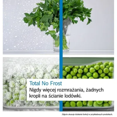 Frigorifer kombinë Bosch KGN39VWEB, 2.03m, 368L No Frost, i bardhë - 14