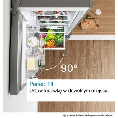 Frigorifer kombinë Bosch KGN39VWEB, 2.03m, 368L No Frost, i bardhë - 7