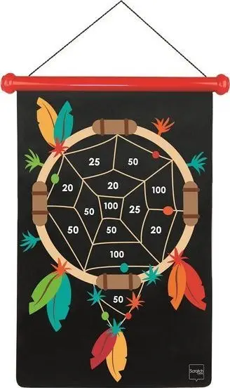Lojë shenjestre magnetike Carletto Dart Game Indians Large, për fëmijë, shumëngjyrëshe