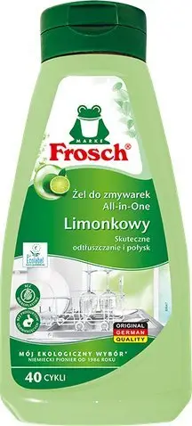 Detergjent xhel për lavastovilje Frosch All in 1 Lime, 650ml, aromë limoni